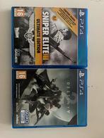 Jeux PS4: Destiny 2, Sniper Elite III, Games en Spelcomputers, Games | Sony PlayStation 4, Vanaf 16 jaar, Overige genres, Zo goed als nieuw