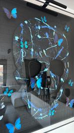 Skul sigurd thange 1.3 m op 1 m  blauwe vlinders nr 1/1, Ophalen