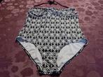 (73) - maillot femme t.46  noir blanc, Ophalen of Verzenden, Zo goed als nieuw, Zwart, Badpak