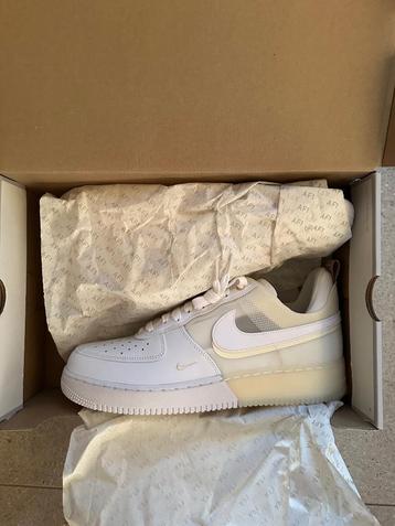 NIKE AIR FORCE 1 LOW REACT COCONUT MILK, Neuf, Nike Air, Enlèvement, Blanc
