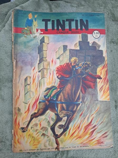 Fascicule du journal TINTIN N 42 4ème année 20 octobre 1949, Livres, BD, Utilisé, Une BD, Enlèvement ou Envoi