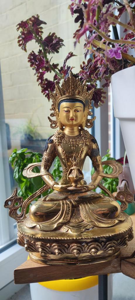 Buddha (visage doré) / Or & Bronze, Antiquités & Art, Antiquités | Objets religieux, Enlèvement