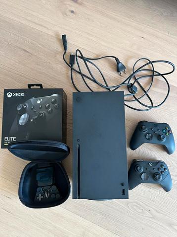 Xbox Series X + Elite controller, Enlèvement, Comme neuf, Xbox Series X