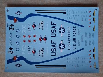 Speciaal stickerbord voor F-5E 1/48 beschikbaar voor biedingen
