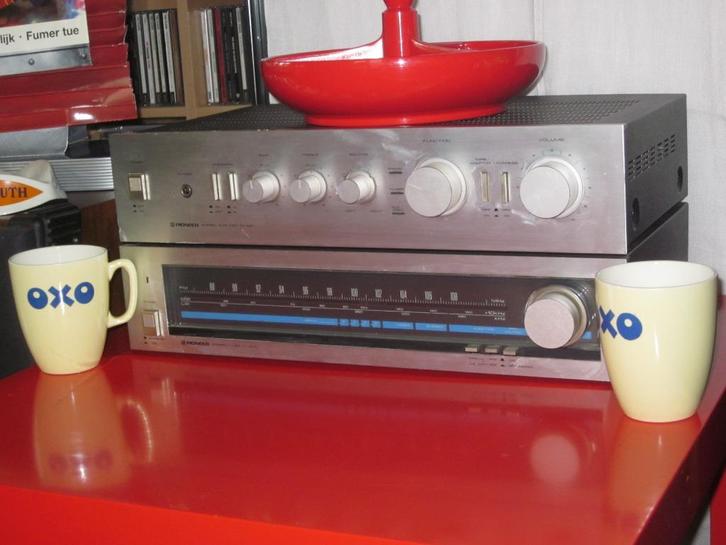 PIONIER SA-420 Stereo INTEGRATED AMPLIFIER + TUNER TX-520L, Audio, Tv en Foto, Versterkers en Ontvangers, Zo goed als nieuw, Stereo