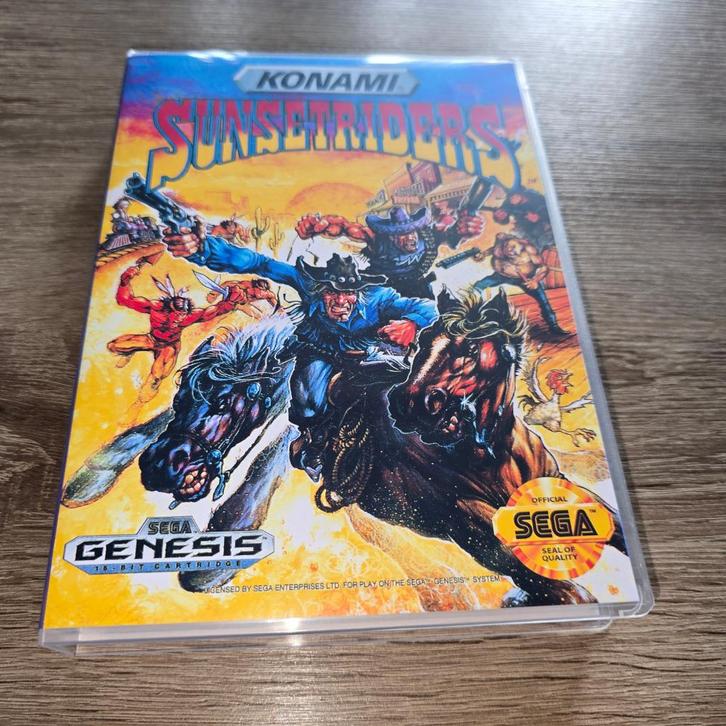 Sunsetriders Sega Genesis Game Case, Games en Spelcomputers, Games | Sega, Zo goed als nieuw, Verzenden
