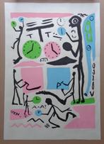 A.R. PENCK / SPACE OF THE EAGLE / KLEURLITHO / 100x69cm MONO, Enlèvement ou Envoi