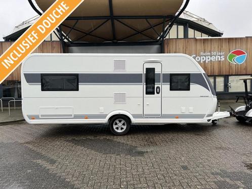 Hobby Prestige 560 FC 2024 BADKAMER + KORTING!, Caravans en Kamperen, Caravans, tot en met 4, 1250 - 1500 kg, Rondzit, Hobby, Lengtebed