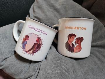 2 tasses mugs Bridgerton neuve