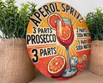 Metalen reclamebord Aperol Spritz, Ophalen of Verzenden, Reclamebord