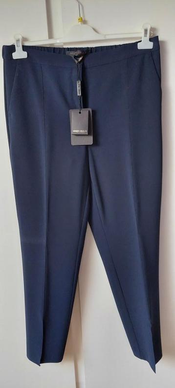 MARINA RINALDI marineblauwe klassieke broek - T21/42-44 beschikbaar voor biedingen