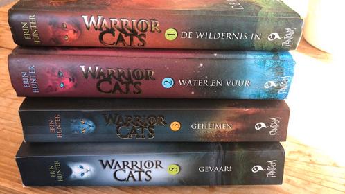 Warrior Cats, 1-3 & 5Erin Hunter, Boeken, Kinderboeken | Jeugd | 10 tot 12 jaar, Gelezen, Ophalen of Verzenden