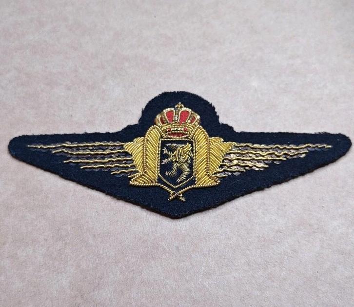 Oude Belgische Luchtmacht Officier Piloten Badge, Verzamelen, Militaria | Tweede Wereldoorlog, Luchtmacht, Embleem of Badge, Ophalen of Verzenden