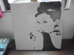 Canvas Audrey Hepburn   IKEA 2006, Gebruikt, Ophalen