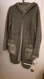 Cardigan met mooie zakken one size, Ophalen, Gedragen, Grijs