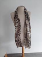 Sjaal luipaardprint, Kleding | Dames, Mutsen, Sjaals en Handschoenen, ANDERE, Ophalen of Verzenden, Zo goed als nieuw, Maat 36 (S)