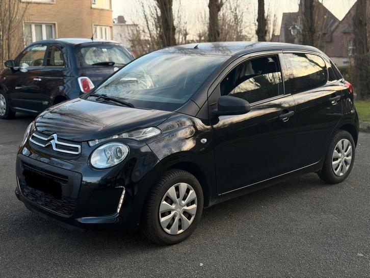 Citroen C1 1.0 Toyota-motor met CT/met keuring vvk, Auto's, Citroën, Particulier, C1, Benzine, Euro 6, Zwart, Zwart, Ophalen