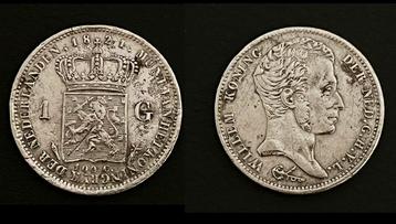 1 Gulden 1821 - Nederland - Willem I - Utrecht beschikbaar voor biedingen