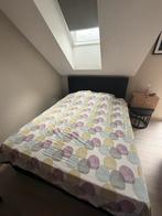 Boxspring, Huis en Inrichting, Ophalen, Gebruikt, Zwart, Tweepersoons