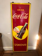 Emaille coca cola bord  1955, Ophalen of Verzenden, Zo goed als nieuw