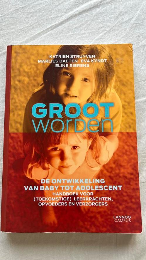 Groot worden, Boeken, Psychologie, Zo goed als nieuw, Ontwikkelingspsychologie, Ophalen of Verzenden