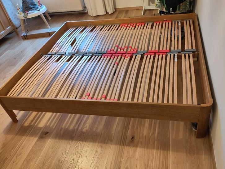 Cadre de lit, Maison & Meubles, Chambre à coucher | Lits, Comme neuf, Deux personnes, 180 cm, 200 cm, Bois, Autres couleurs, Réglable