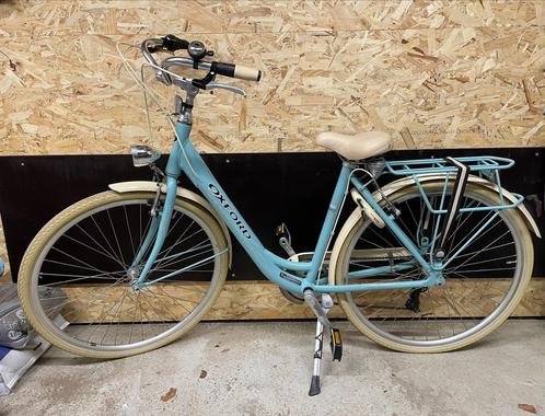 Damesfiets Oxford Classico Negro Turquoise maat 50 (2011), Fietsen en Brommers, Fietsen | Dames | Damesfietsen, Zo goed als nieuw