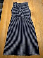 Donkerblauwe wit gestreepte jurk maat M, Kleding | Dames, Jurken, Maat 38/40 (M), Blauw, Ophalen of Verzenden, Zo goed als nieuw