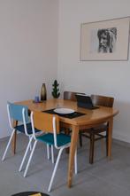 Uitschuifbare tafel, Ophalen, Gebruikt, 100 tot 150 cm, Eikenhout