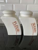 Mooie set van 2 keramische voorraadpotten, Huis en Inrichting, Ophalen of Verzenden, Nieuw