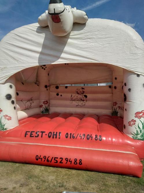 Château gonflable pour chiens dalmatiens couvert à vendre, Hobby & Loisirs créatifs, Articles de fête | Location, Comme neuf, Enlèvement