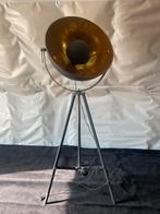 Mooie vloerlamp art deco Goud/Zwart, Huis en Inrichting, Lampen | Vloerlampen, Ophalen, Zo goed als nieuw