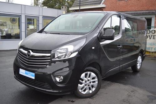 Opel Vivaro 1.6CDTi, 2016, 117.000km, Airco, Dubbel Cabine,, Autos, Camionnettes & Utilitaires, Entreprise, ABS, Airbags, Air conditionné