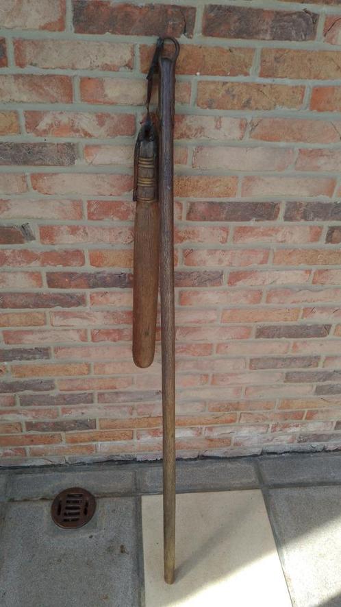 À vendre : Fléau ancien en bois, Antiek en Kunst, Curiosa en Brocante, Ophalen