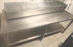 Table inox horeca 2M / 80 cm + Saladette 1,80M / 30cm, Elektronische apparatuur, Ophalen, Gebruikt