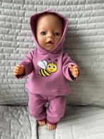 354. Babyborn : Nieuwe roze jogging, Kinderen en Baby's, Speelgoed | Poppen, Ophalen of Verzenden, Nieuw, Babypop