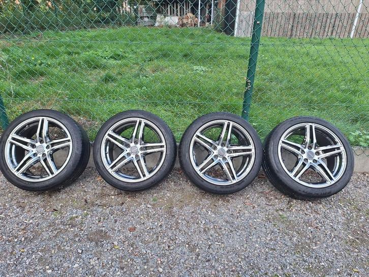 OPRUIMING STOCK: Borbet Mercedes 18” met TMPS, Auto-onderdelen, Banden en Velgen, Banden en Velgen, Zomerbanden, 18 inch, 225 mm