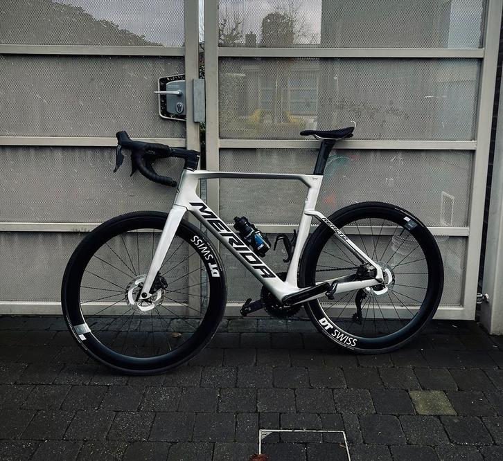 Merida Reacto 6000 - 105 DI2 - DT SWISS - 56, Fietsen en Brommers, Fietsen | Racefietsen, Zo goed als nieuw, Carbon, Ophalen
