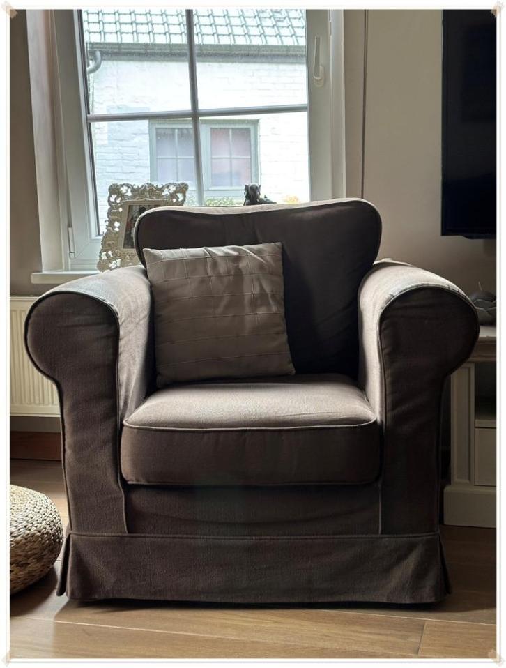 HOME SPIRIT – FAUTEUIL « CORDOUE », Huis en Inrichting, Fauteuils, Gebruikt, Stof, 75 tot 100 cm, 75 tot 100 cm, Ophalen