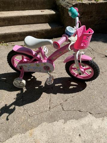 12 inch kinderfiets met wielen en claxon beschikbaar voor biedingen