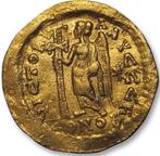 Romeinse munt - Leo I Goud Solidus, Postzegels en Munten, Ophalen of Verzenden, Goud