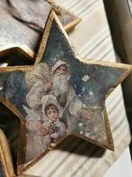 Kerststerren in hout, Diversen, Kerst, Ophalen of Verzenden, Zo goed als nieuw