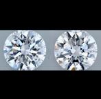 Diamanten (2st) (Natuurlijk) - 2* 0.5 ct- VVS1-(IGI) -3EX SL, Collections, Swarovski, Enlèvement, Comme neuf