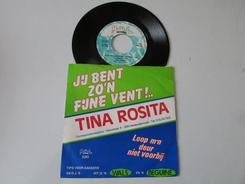 TIA ROSITA ; JIJ BENT ZO'N FIJNE VENT, singel, CD & DVD, Vinyles | Néerlandophone, Comme neuf, Chanson réaliste ou Smartlap, Autres formats