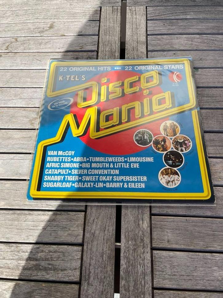 K-Tel  Lp DISCO MANIA, Cd's en Dvd's, Vinyl | Verzamelalbums, Zo goed als nieuw, R&B en Soul, 12 inch, Ophalen of Verzenden