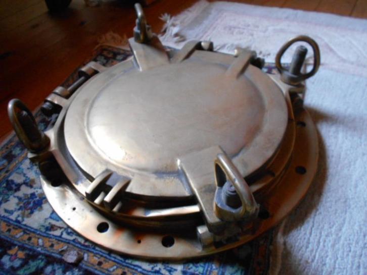 Hublot bronze, 26 kilos, antiquité marine, Collections, Marine, Comme neuf, Ustensile, Enlèvement