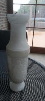 VASE ONYX STATUE GRECQUE BLANC-BEIGE, Enlèvement ou Envoi, Comme neuf, Blanc