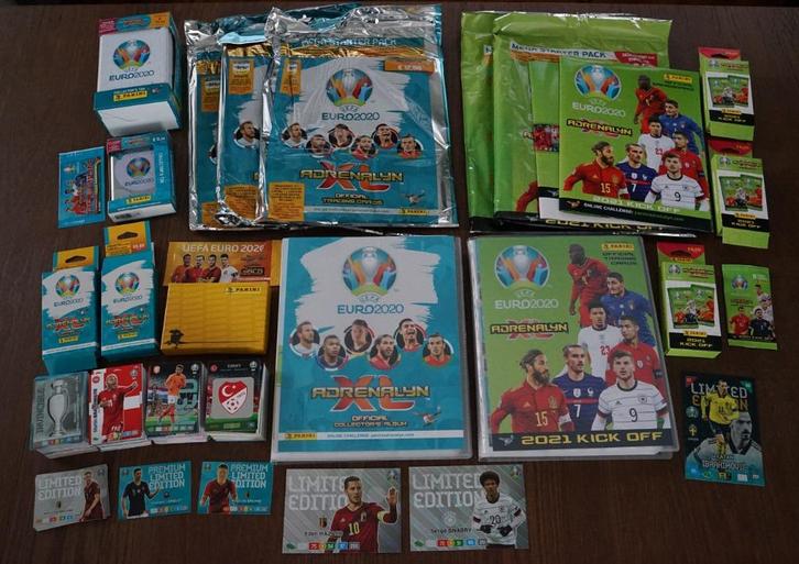 Panini Adrenalyn XL Euro 2020 verzameling – 2 volle albums, Verzamelen, Stickers, Zo goed als nieuw, Sport, Ophalen of Verzenden