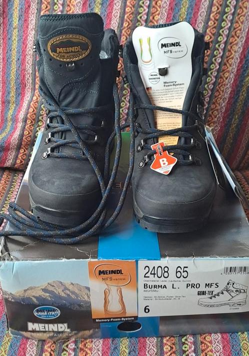 Chaussure de montagne/randonnée Meindl Burma PRO MFS Azure B, Sports & Fitness, Alpinisme & Randonnée, Neuf, Enlèvement ou Envoi