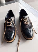 Veterschoenen met laké, dames,blauw, 37, Ophalen of Verzenden, Blauw